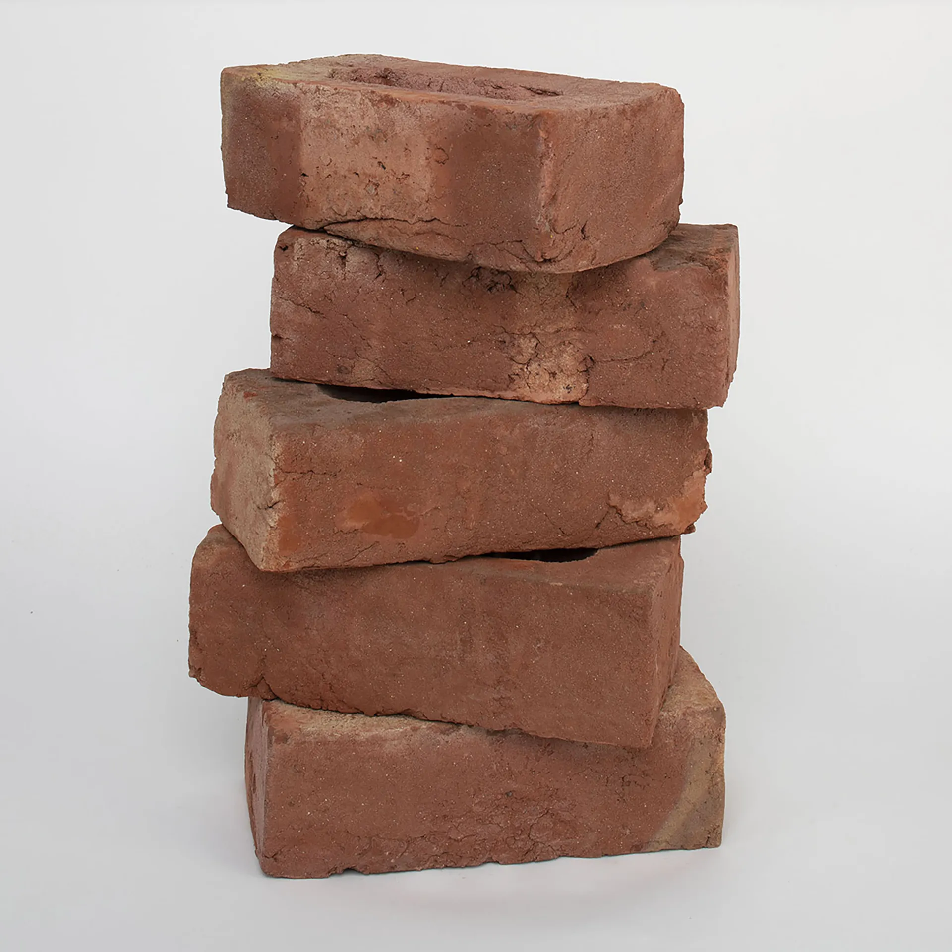 Handmade bricks for sale - red stack