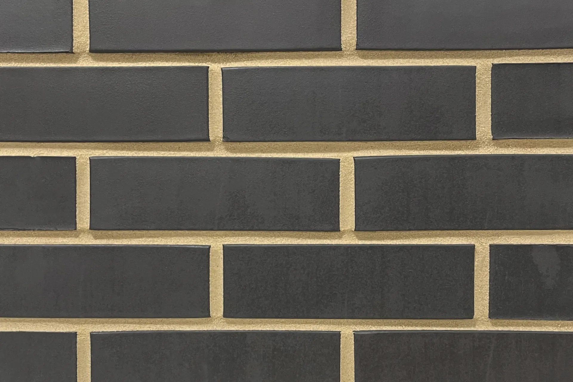 black smooth wirecut bricks